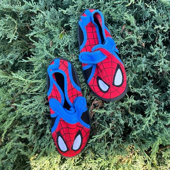 Disney Marvel Spiderman Toddler Boy‎ Swim Shoes Size 10 - Picture 4 of 12